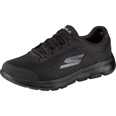 Afbeelding van Skechers Go Walk 5 Qualify Herensneakers, Navyblauw textiel synthetisch Trim Nvy