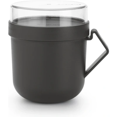 Afbeelding van Brabantia Make &amp; Take Soepbeker 60 Cl Zwart