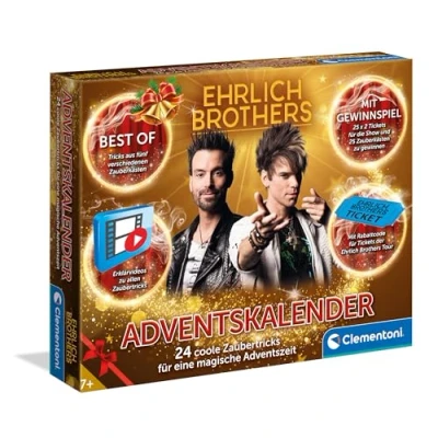 Afbeelding van Clementoni 59407 Honnlich Brothers magische adventskalender, meerkleurig, 7,7 x 30 cm
