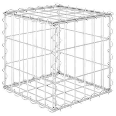 Afbeelding van Gabion plantenbak verhoogd kubus 30x30x30 cm staaldraad