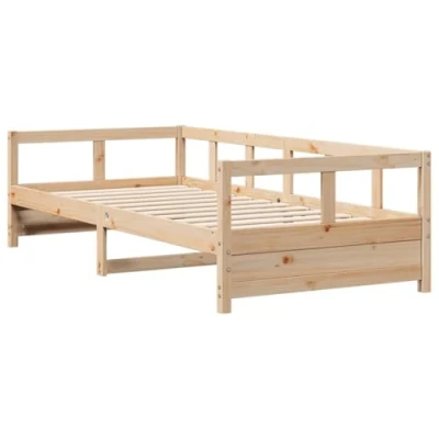 Afbeelding van vidaXL Slaapbank 80x200 cm massief grenenhout naturel