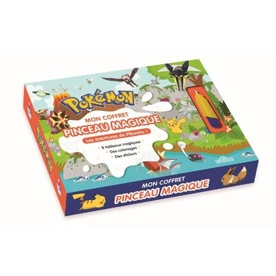 Image de Pokémon Mon coffret pinceau magique Les aventures de Pikachu !