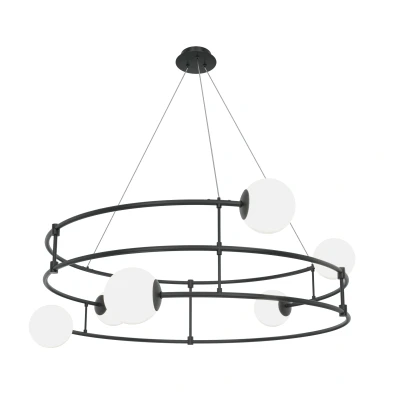 Afbeelding van Maytoni Hanglamp Balance Zwart Ø81,2