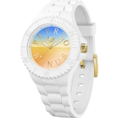 Afbeelding van ICE Watch generation Puerto Banus 020000 Horloge Siliconen Wit Ø 40 mm