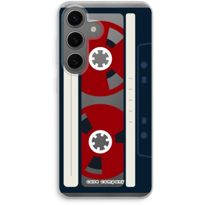Afbeelding van Case Company® hoesje geschikt voor Samsung Galaxy S24 Here&#039;s your tape Soft Cover Telefoonhoesje Bescherming aan alle Kanten en Schermrand