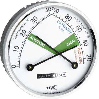 Afbeelding van TFA Hygrometer Innen Luchtvochtigheid en Temperatuur Binnen Buiten