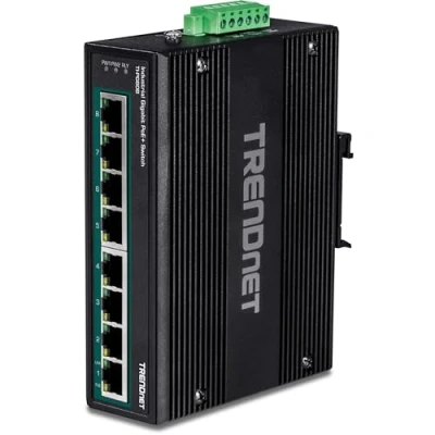 Afbeelding van TrendNet TI PG80B Industrial Ethernet Switch 10 / 100 1000 MBit/s