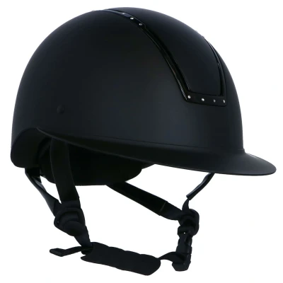 Afbeelding van HKM Cap Lady Shield Diamond Zwart 52 54cm