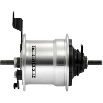 Afbeelding van Sturmey Archer Naaf Rx rd5 Achter 36 Gaats 5sp Aluminium Zilver