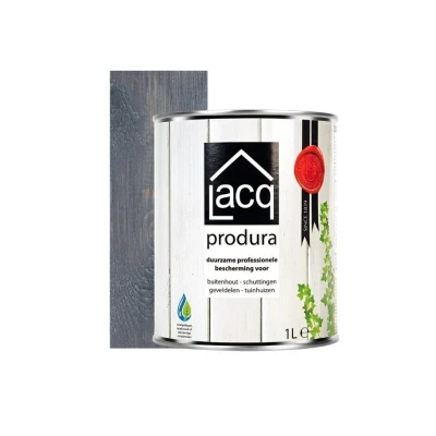 Afbeelding van Lacq Produra Beits Antraciet 1L
