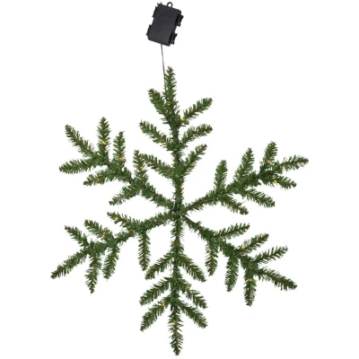 Afbeelding van LED buitendecoratie Snowflake, op batterijen