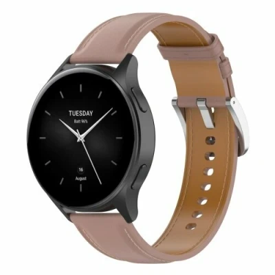 Afbeelding van Luxe leren bandje Oudroze Xiaomi Redmi Watch 5 Active / Lite