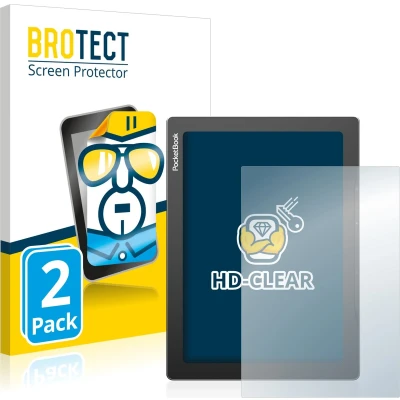 Afbeelding van BROTECT Screenprotector voor PocketBook InkPad Lite Folie Beschermfolie transparant (2 Stuks)