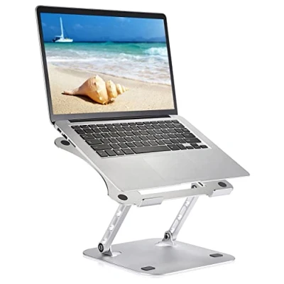 Afbeelding van laptopstandaard, verstelbare ergonomische computerstandaard voor het bureau, compatibel met MacBook Air/Pro, Dell, HP, Lenovo, 10 17 inch laptops