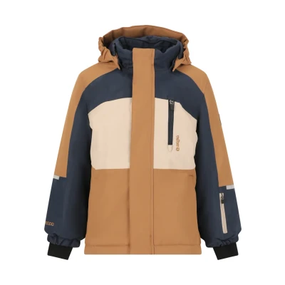 Afbeelding van Zigzag Outdoorjas voor kinderen, Maat: 104, Cognac