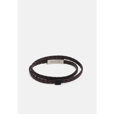 Afbeelding van Skagen heren Armband van leer SKJM0185998