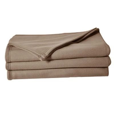 Afbeelding van Deken Poyet Motte Poleco Taupe 180 x 220 cm