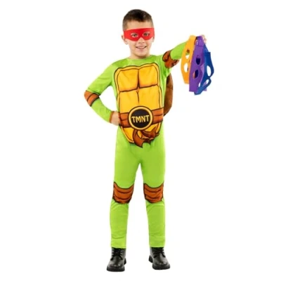 Afbeelding van Funidelia Ninja Turtles kostuum voor meisjes en jongens, &amp; Cartoon kinderkostuum accessoires Halloween, carnaval feesten. Maat 3 4 jaar