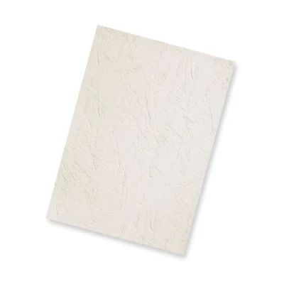 Afbeelding van Schutbladen lederlook 250gr. A4 ivoor 100 stuks