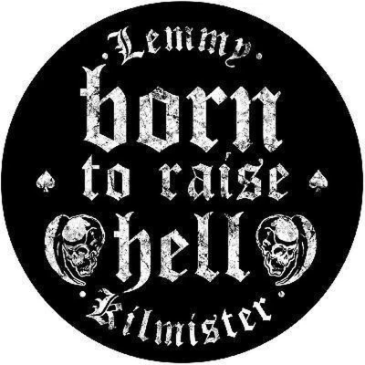 Afbeelding van Motorhead ; Lemmy Born To Raise Hell Rugpatch