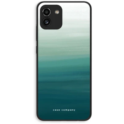 Afbeelding van Case Company® hoesje geschikt voor Samsung Galaxy A03 Ocean Soft Cover Telefoonhoesje Bescherming aan alle Kanten en Schermrand