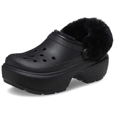 Afbeelding van Crocs Stomp Pantoffels, Maat: 37 38, Black Kunststof/ textiel