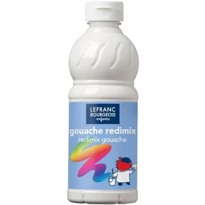 Afbeelding van L&amp;B Plakkaatverf Redimix White 500ml