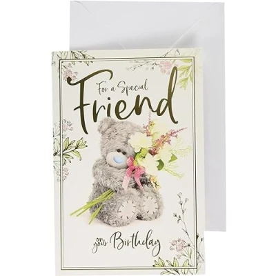 Afbeelding van Me to You Verjaardagskaart voor een speciale vriend, maat: 15,2 x 22,9 cm
