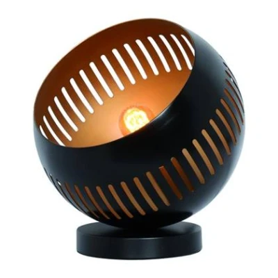 Afbeelding van Freelight Tafellamp Globo Zwart Goud Ø 24cm E27