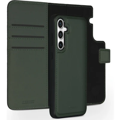 Afbeelding van Accezz Hoesje Geschikt voor Samsung Galaxy S23 FE Met Pasjeshouder Premium Leather 2 in 1 Wallet Bookcase Groen
