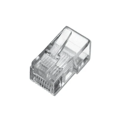 Afbeelding van DIGITUS Cat 5e krimpconnector, 1 stuk, RJ45 netwerkconnector, onafgeschermd, voor Cat5e netwerkkabel, installatiekabel en ethernet LAN kabel, 1GBase T, 8P8C, AWG 27/7 naar 24/7
