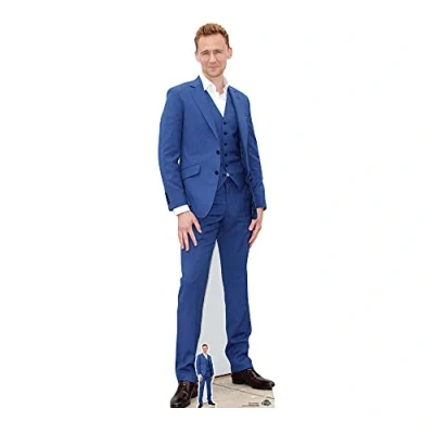 Afbeelding van Star Cutouts Tom Hiddleston CS641 levensgroot kartonnen silhouet, meerkleurig, 183 x 55 cm