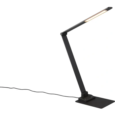 Afbeelding van TRIO TRAVIS Tafellamp Zwart mat incl. 1x SMD 6,5W Geintegreerde dimmer Memory functie