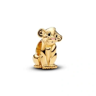 Afbeelding van Pandora Disney&#039;s Simba 14 Karat Gold Plated Charm 763376C01