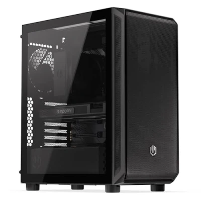 Afbeelding van ENDORFY Arx 500 Core, inclusief 2 x 140 mm ventilator, zijwand van gehard glas, grote compatibiliteit met verschillende pc componenten, luchtig en eenvoudig te configureren, EY2A016
