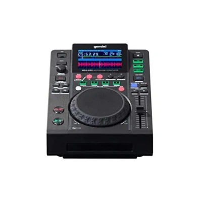 Afbeelding van Gemini MDJ 600 DJ mediaspeler met 4,3 inch kleurendisplay en 5 scrollwiel, zwart