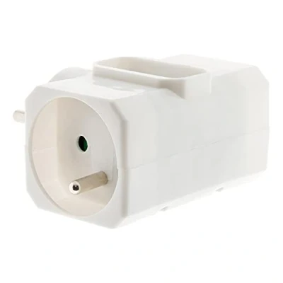 Afbeelding van Triplite 2 x 16 A + 1 6 zijkant, wit Zenitech