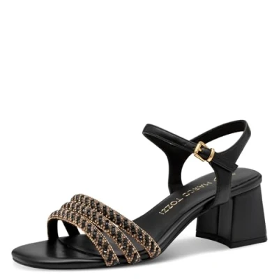 Afbeelding van Marco Tozzi Dames Sandaal 2 28385 44 001 F breedte Maat: 37 EU