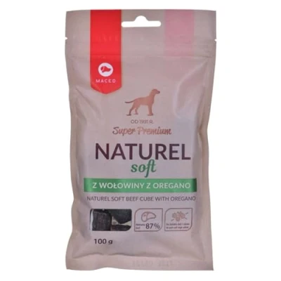 Afbeelding van 100g Maced Super Premium Naturel Soft Beef met Oregano Hondensnacks