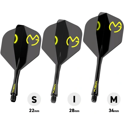 Afbeelding van Winmau Fusion Michael van Gerwen Green Black NO2 Dart Flights Medium