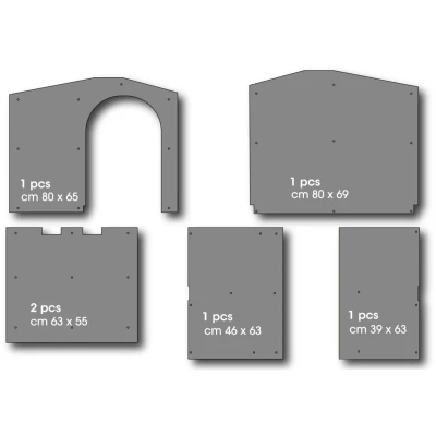 Afbeelding van Bama Pet Kit Isolatiepanelen Hondenhok Medium