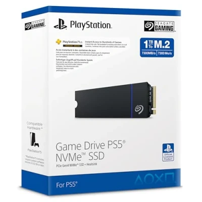 Image de SSD Interne Seagate Game Drive ZP1000GP3A4001 1To M.2 6000Mo/s NVMe 1.4 PCIe Noir