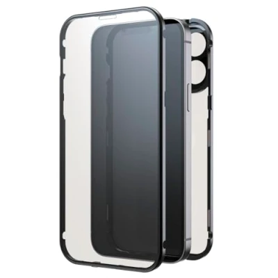 Afbeelding van Black Rock 360 Glass Cover Apple iPhone 15 Pro Max Zwart Inductieve lading, Stootbestendig