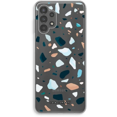 Afbeelding van Case Company® hoesje geschikt voor Samsung Galaxy A13 4G Terrazzo N13 Soft Cover Telefoonhoesje Bescherming aan alle Kanten en Schermrand
