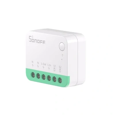 Afbeelding van Sonoff MINIR4 Extreme MINI Smart WIFI schakelaar Inbouwschakelaar Ultrasnelle ESP32 chip Draadloze slimme Werkt met Amazon Alexa, Google Assistant &amp; Nest