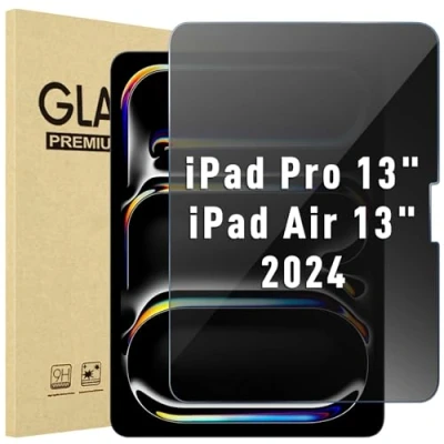Afbeelding van ProCase Displaybeschermfolie van gehard glas voor iPad Pro 13 inch M4 7e generatie 2024