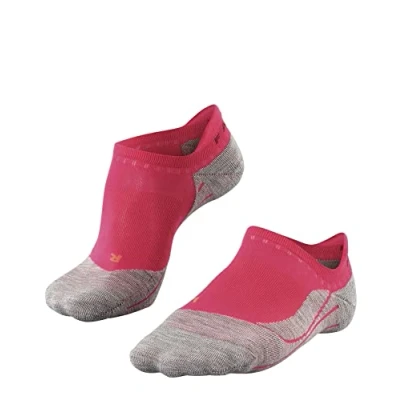 Afbeelding van FALKE RU4 Invisible Hardloopsokken anti blaren, gemiddelde padding katoen sportsokken dames rood Maat 35 36