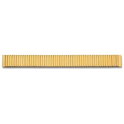 Afbeelding van Eichmüller Flexibel snoer van gepolijst/mat roestvrij staal met PVD coating, goud glanzend, 14mm, armband