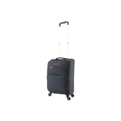 Afbeelding van ELLE Handbagage Zachte Koffer / Trolley Reiskoffer 46x32x17cm Pledge Zwart