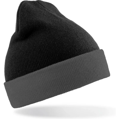 Afbeelding van Result Gerecyclede klassieke muts RC930X Black / Grey
